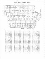 Iowa Auto License Index, Jackson County 1966